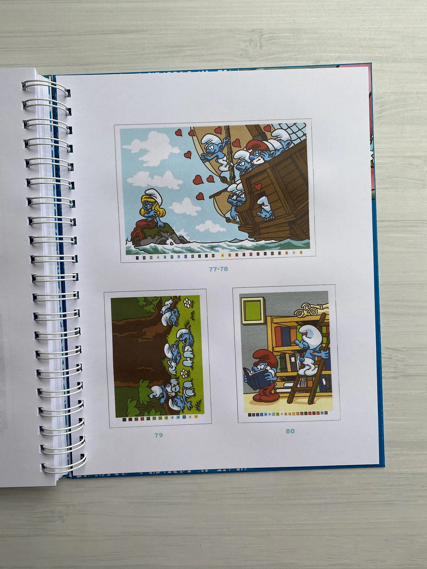 Libro para colorear “Los pitufos” 9