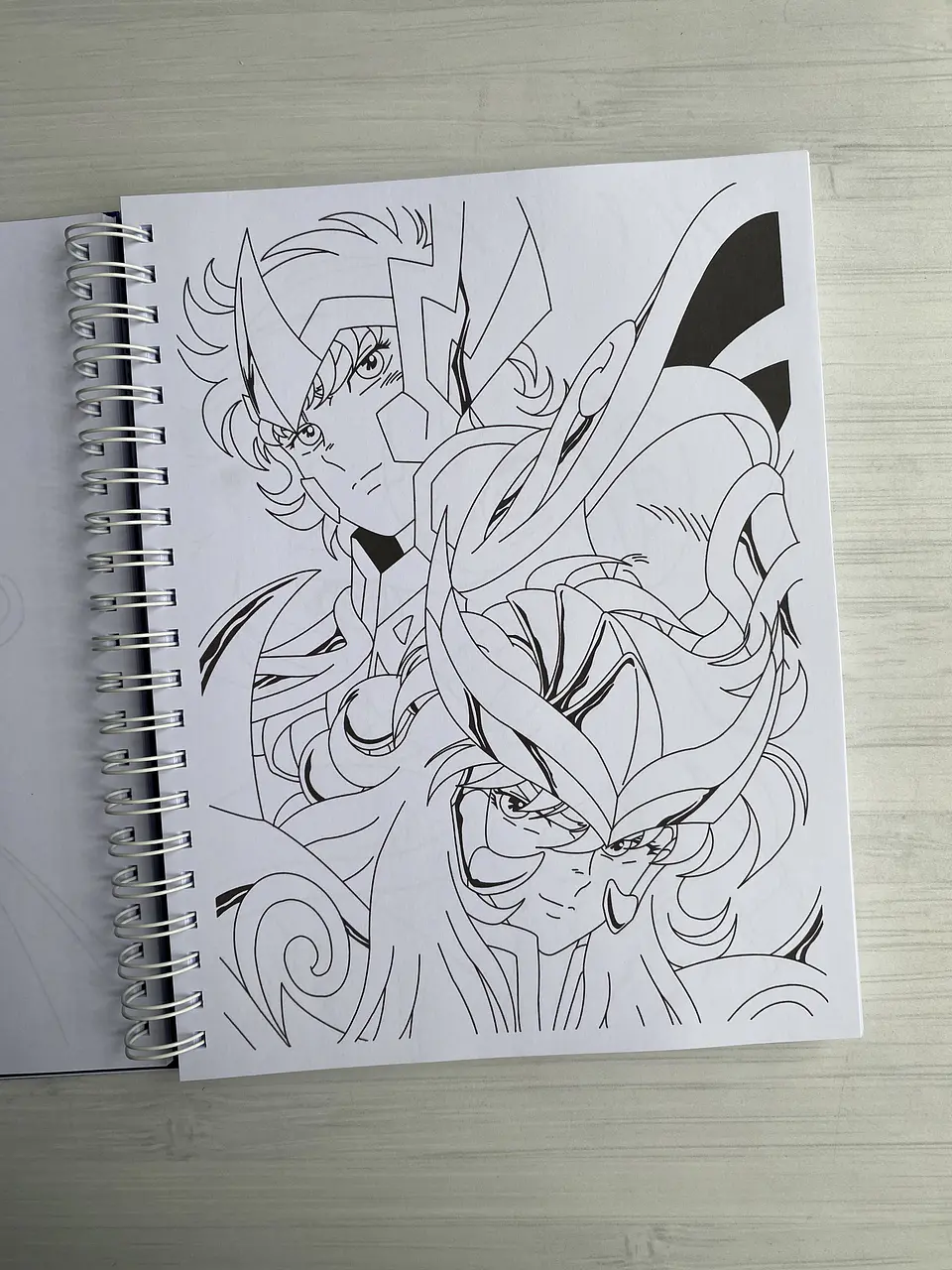 Libro para colorear “Caballeros del Zodiaco” 2