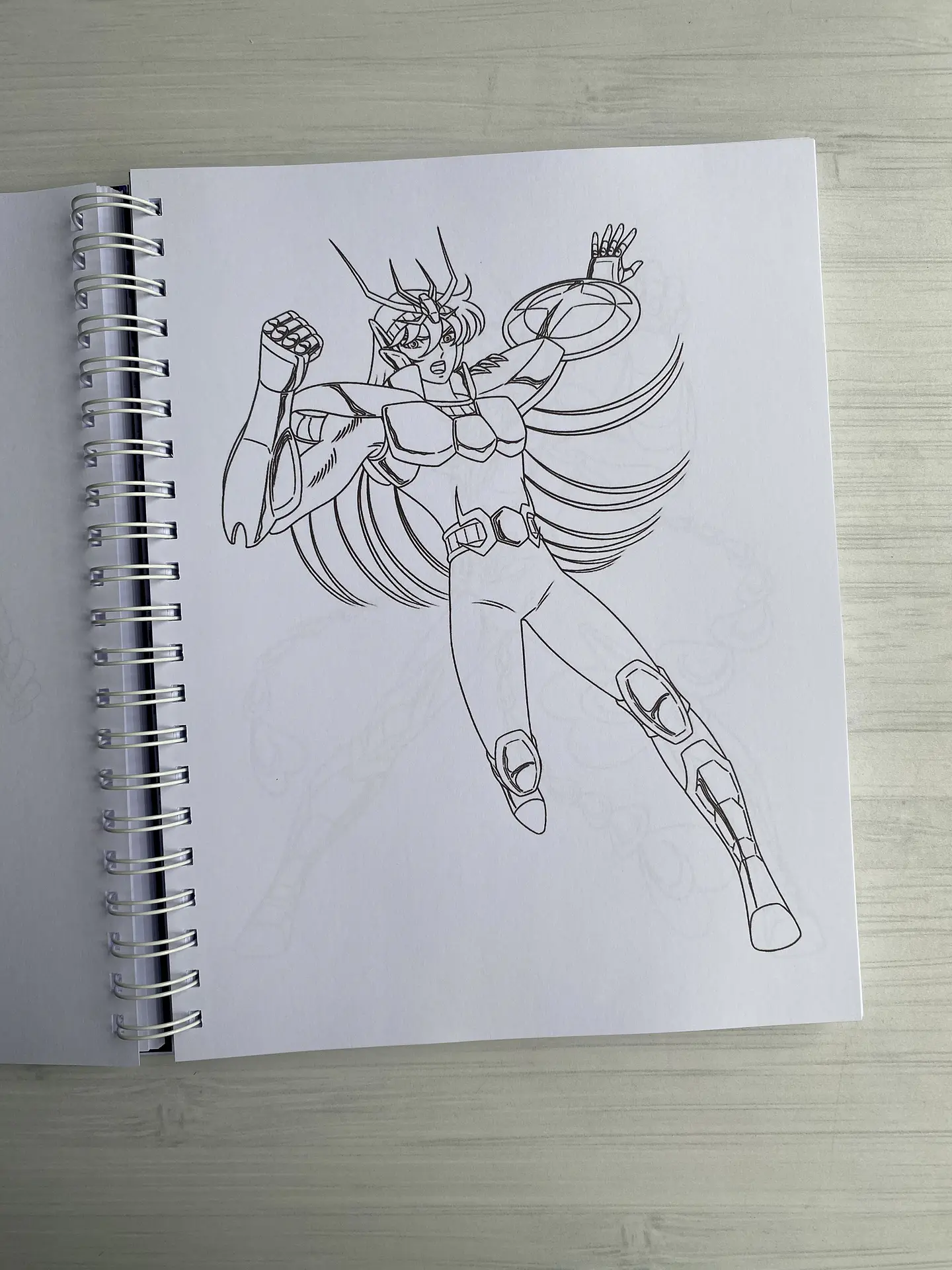Libro para colorear “Caballeros del Zodiaco” 3