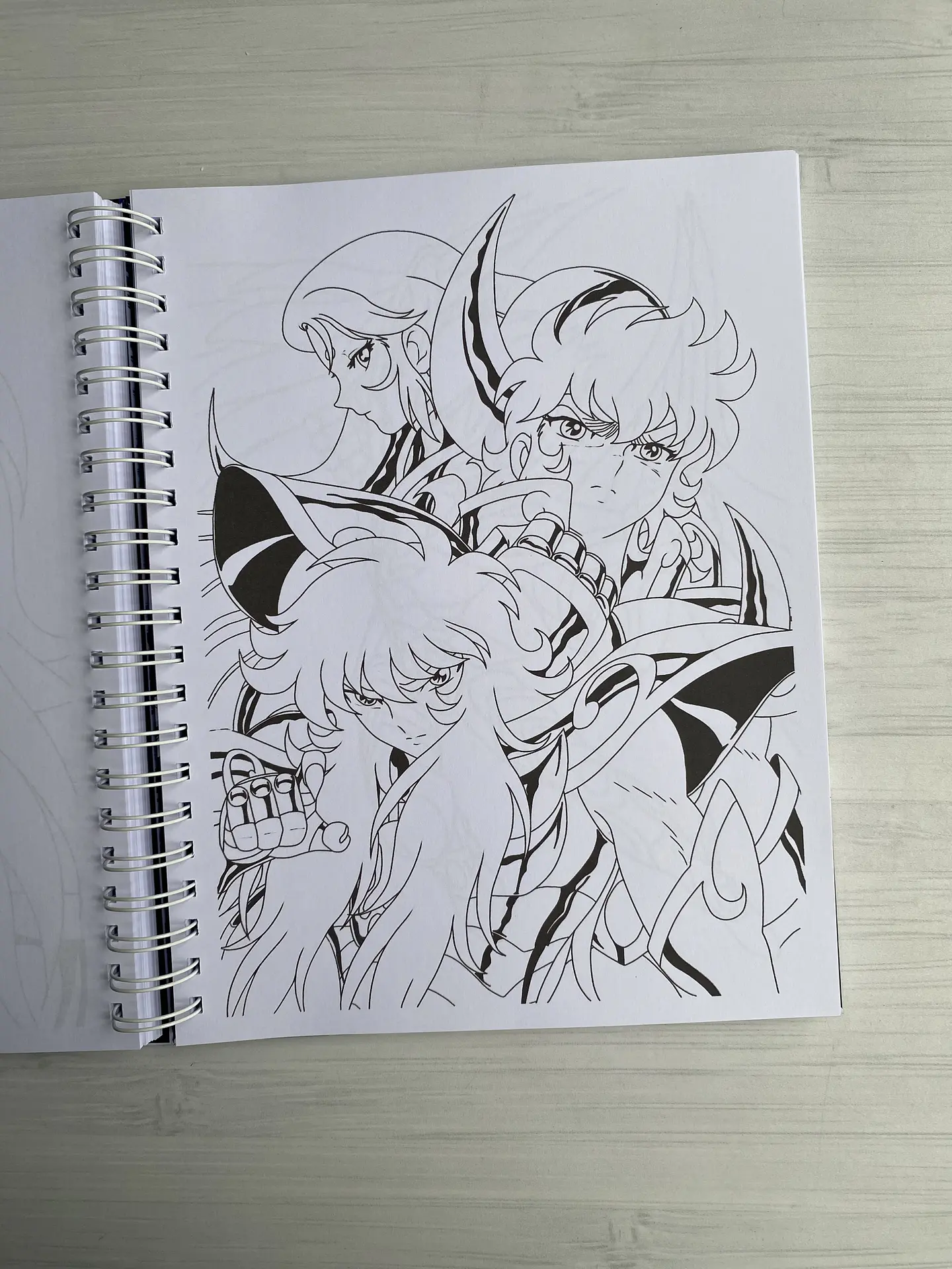 Libro para colorear “Caballeros del Zodiaco” 5
