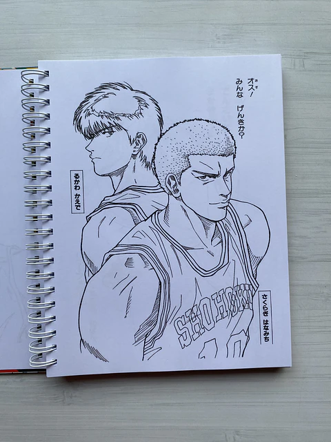 Libro para colorear “Slam Dunk”