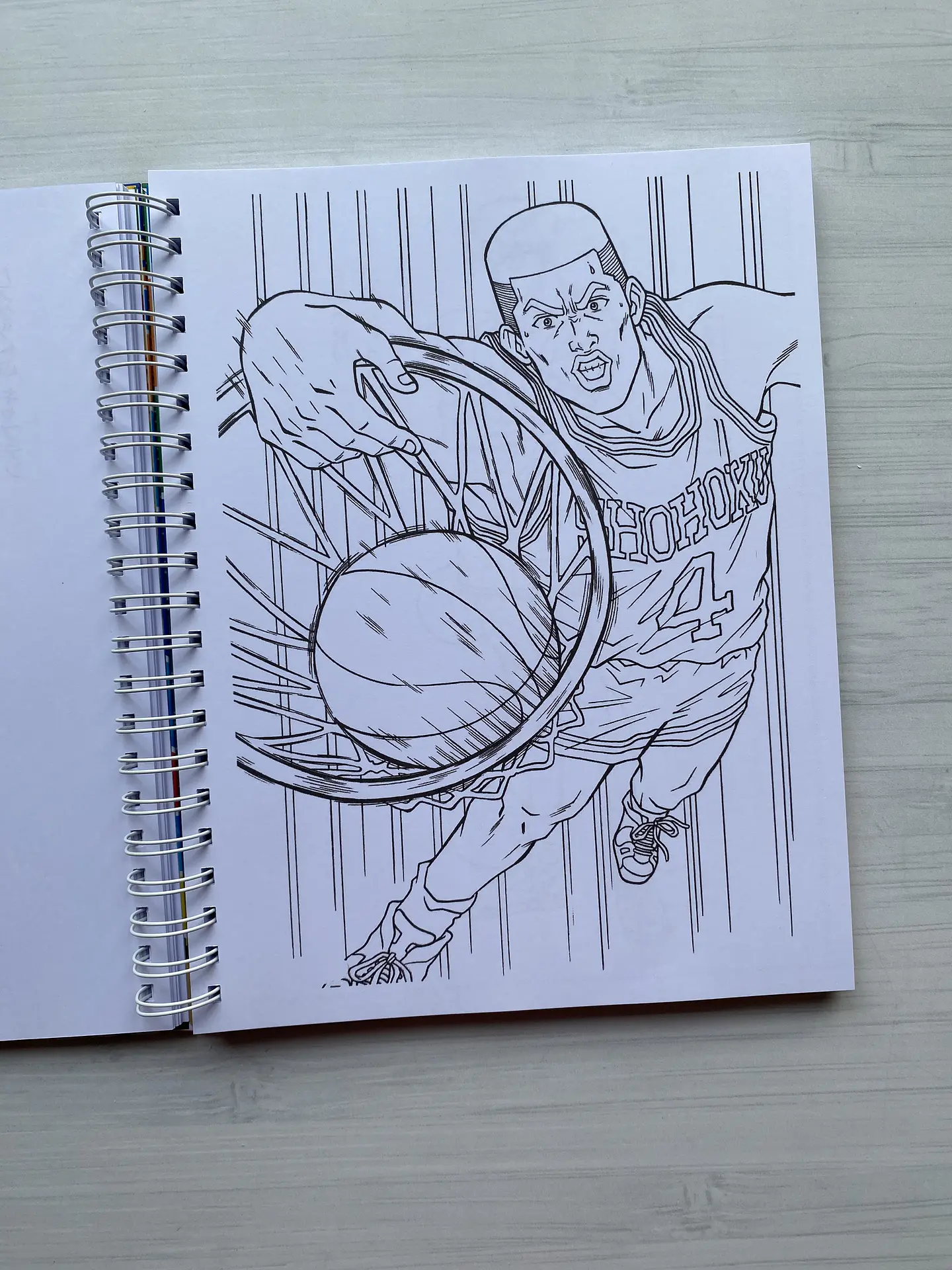 Libro para colorear “Slam Dunk” 4