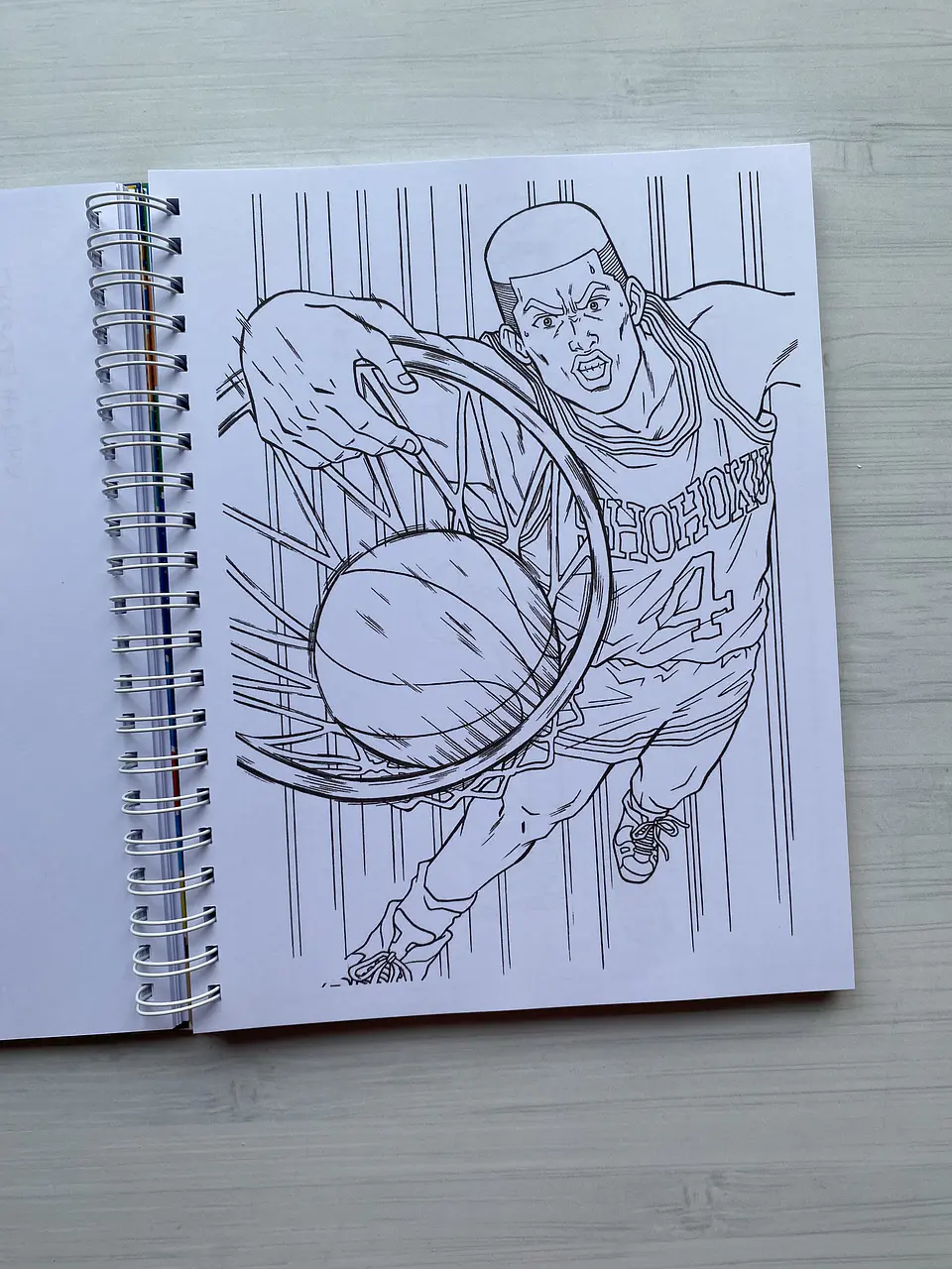 Libro para colorear “Slam Dunk” 4