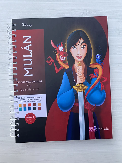 Libro para colorear "Mulán”
