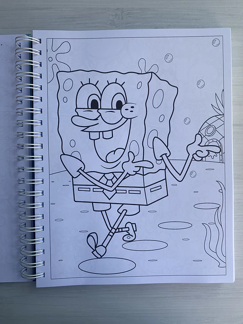 Libro para colorear “Bob Esponja”