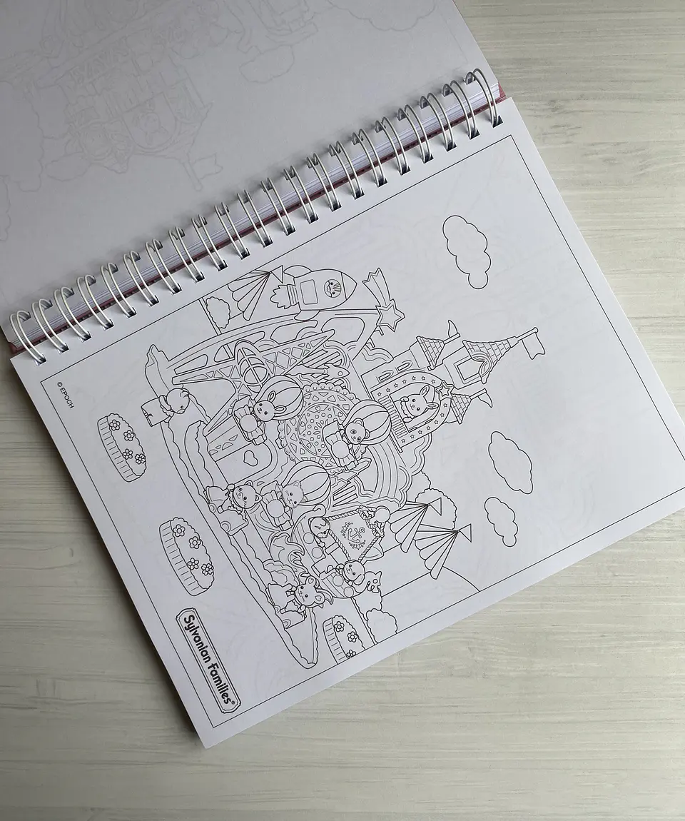 Libro para colorear “Sylvanian Families” 3