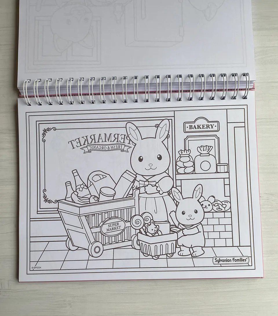 Libro para colorear “Sylvanian Families” 6