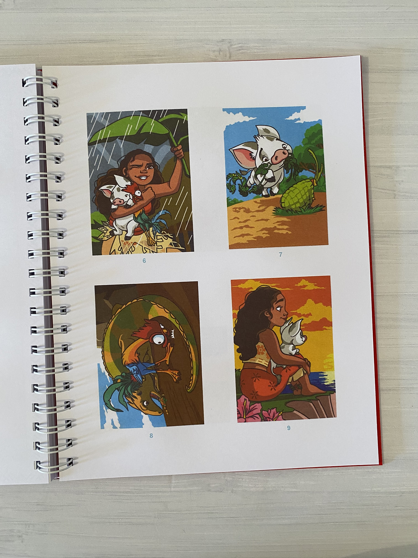 Libro para colorear “Moana” 6