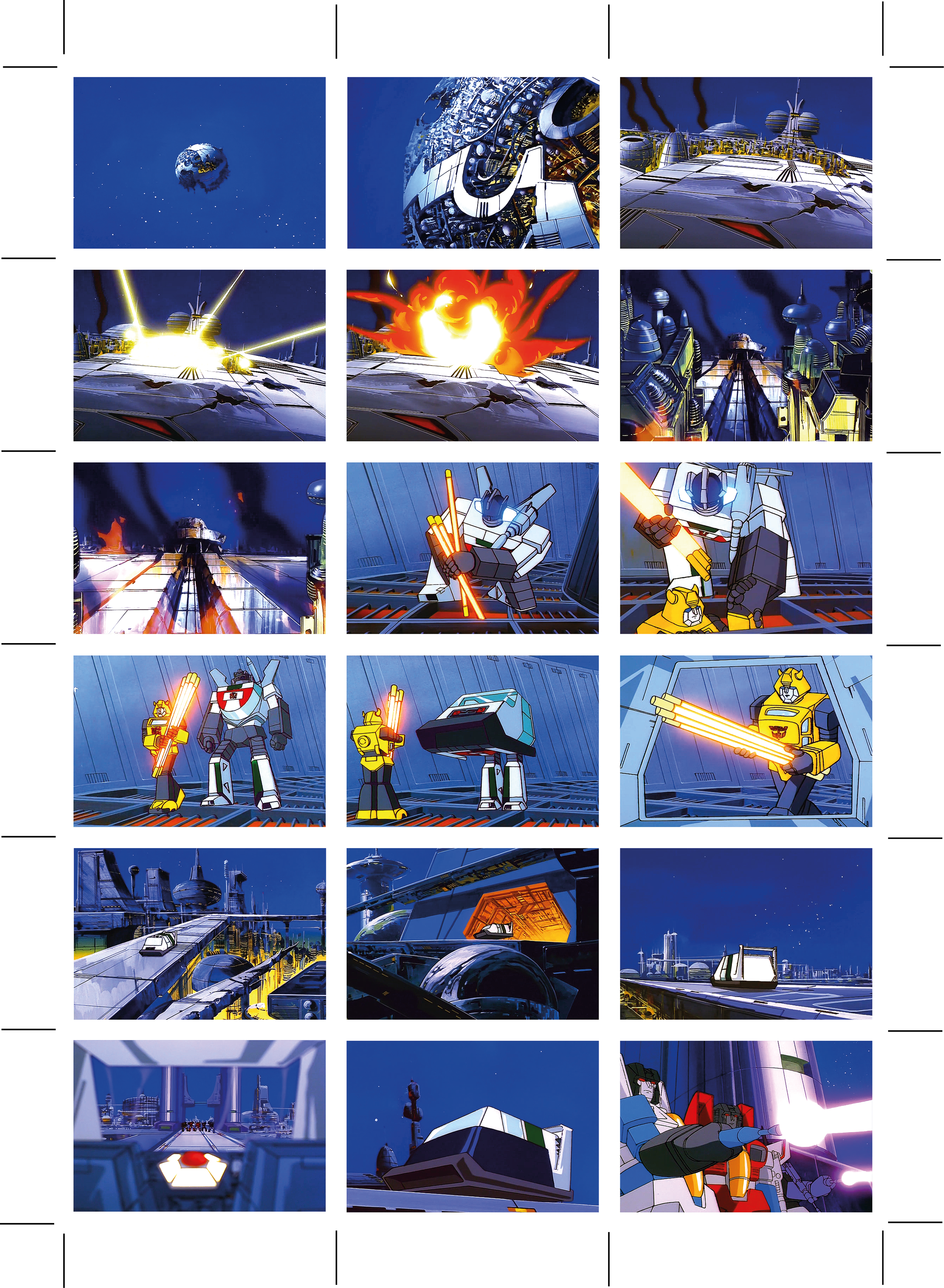 Laminas Transformers 1986, PDF