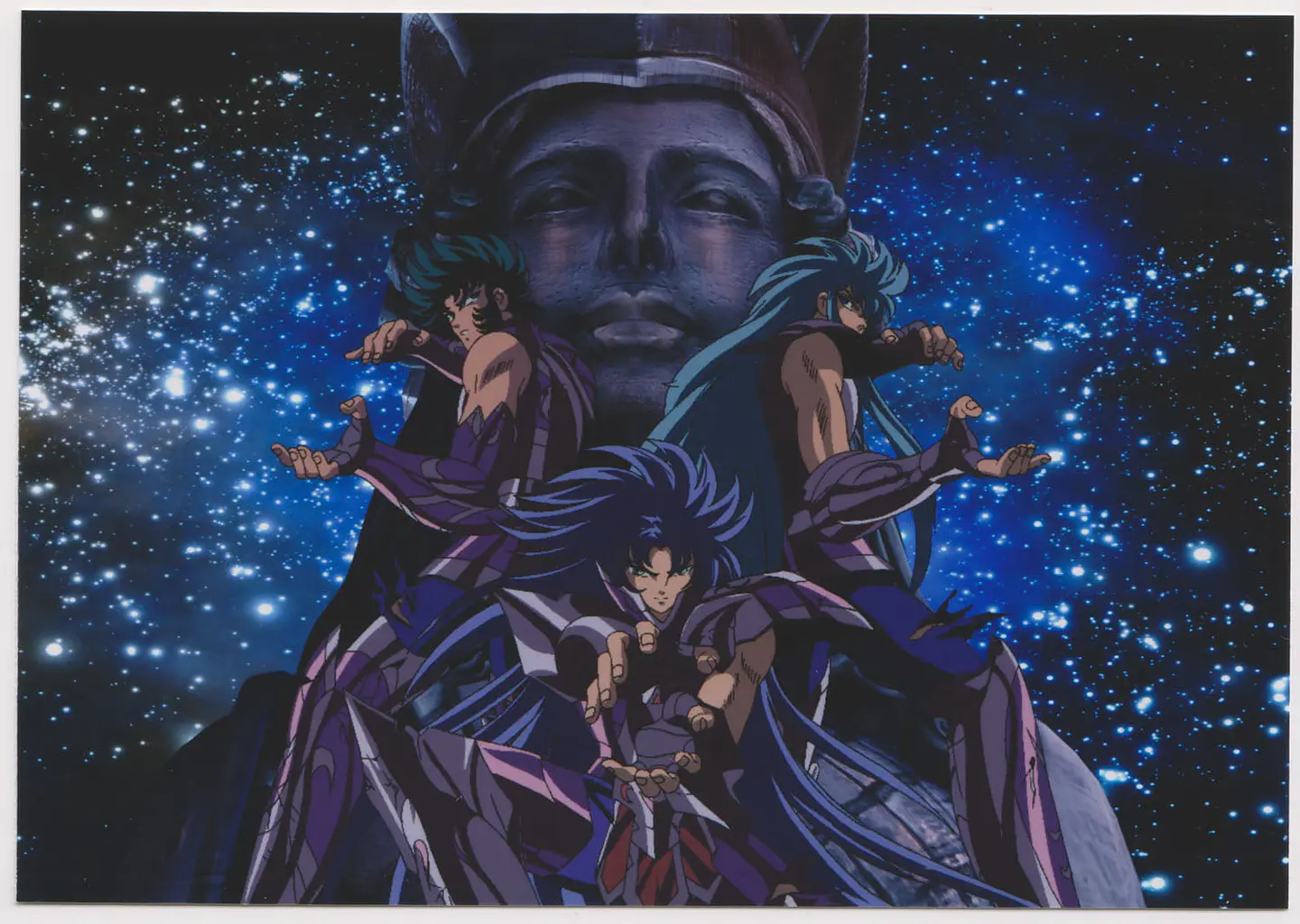 Ilustración de arte del santuario de Hades Saint Seiya PDF 5