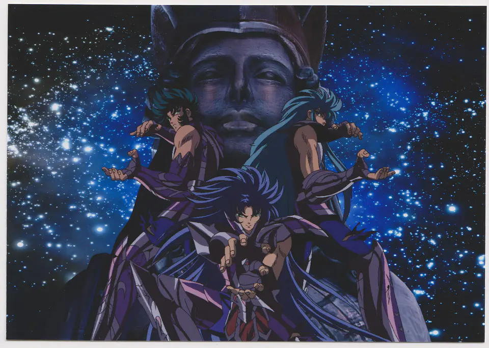 Ilustración de arte del santuario de Hades Saint Seiya PDF 5