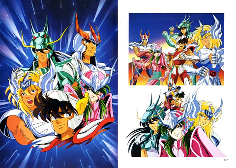Libro de arte ilustración Hikari Saint Seiya Shingo Araki & Michi Himeno en PDF