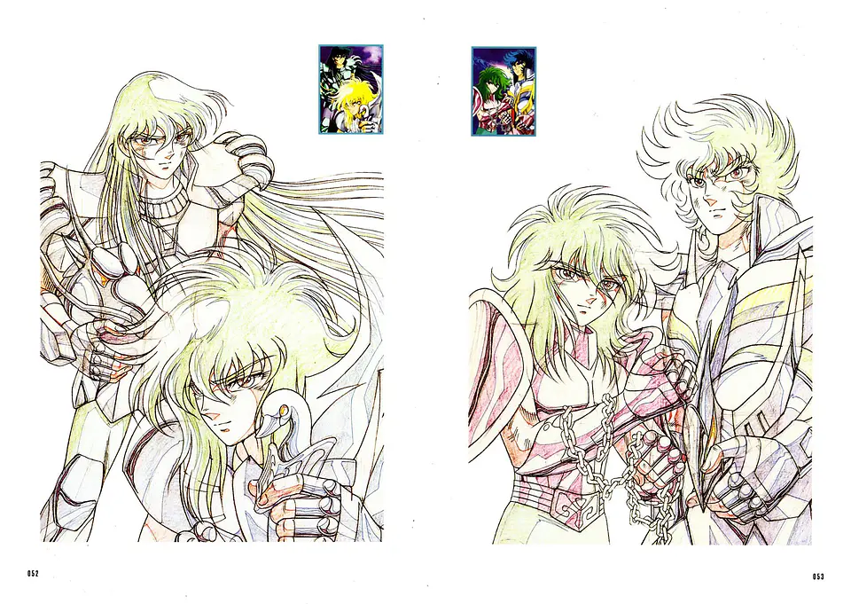 Libro de arte ilustración Hikari Saint Seiya Shingo Araki & Michi Himeno en PDF 5