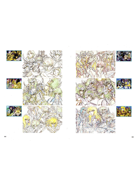 Libro de arte ilustración Hikari Saint Seiya Shingo Araki & Michi Himeno en PDF 6