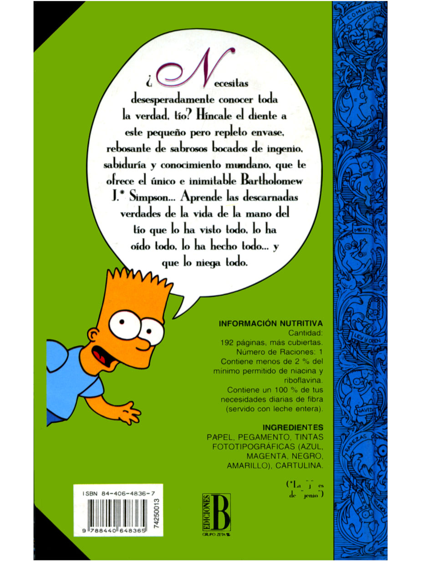 Bart Simpson. Guía Para La Vida Matt Groening PDF 2