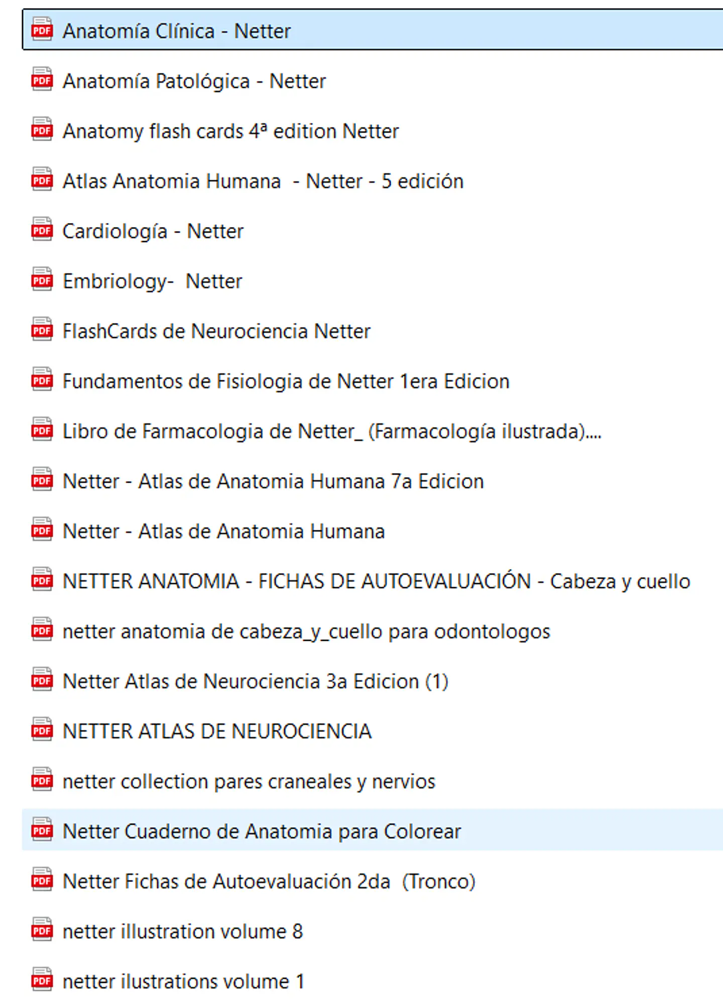 Libros de Netter PDF 8