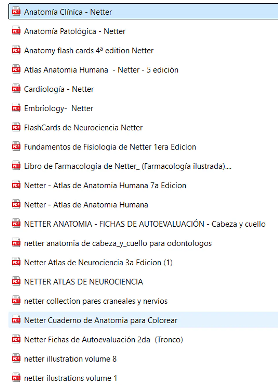 Libros de Netter PDF 8