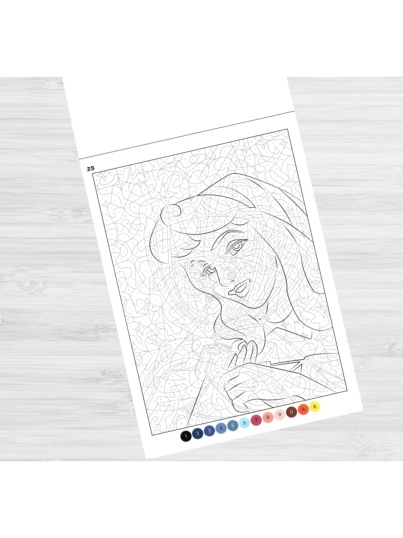 Libro encolado para colorear 