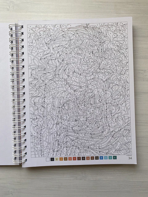 Libro para colorear "Grandes clásicos, especial para principiantes"