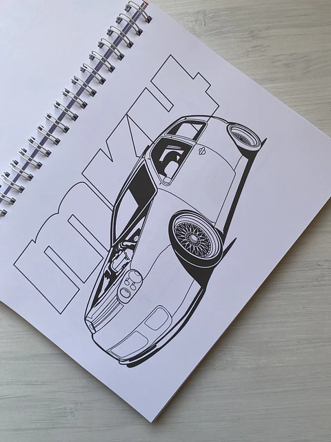 Libro para colorear “100 Modified Cars - 100 autos modificados”