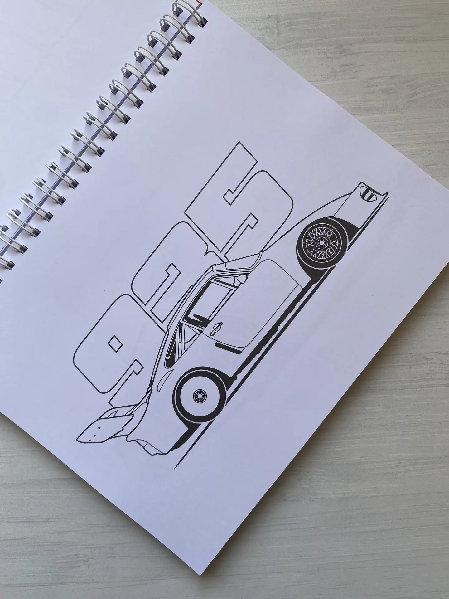 Libro para colorear “100 Modified Cars - 100 autos modificados” 3