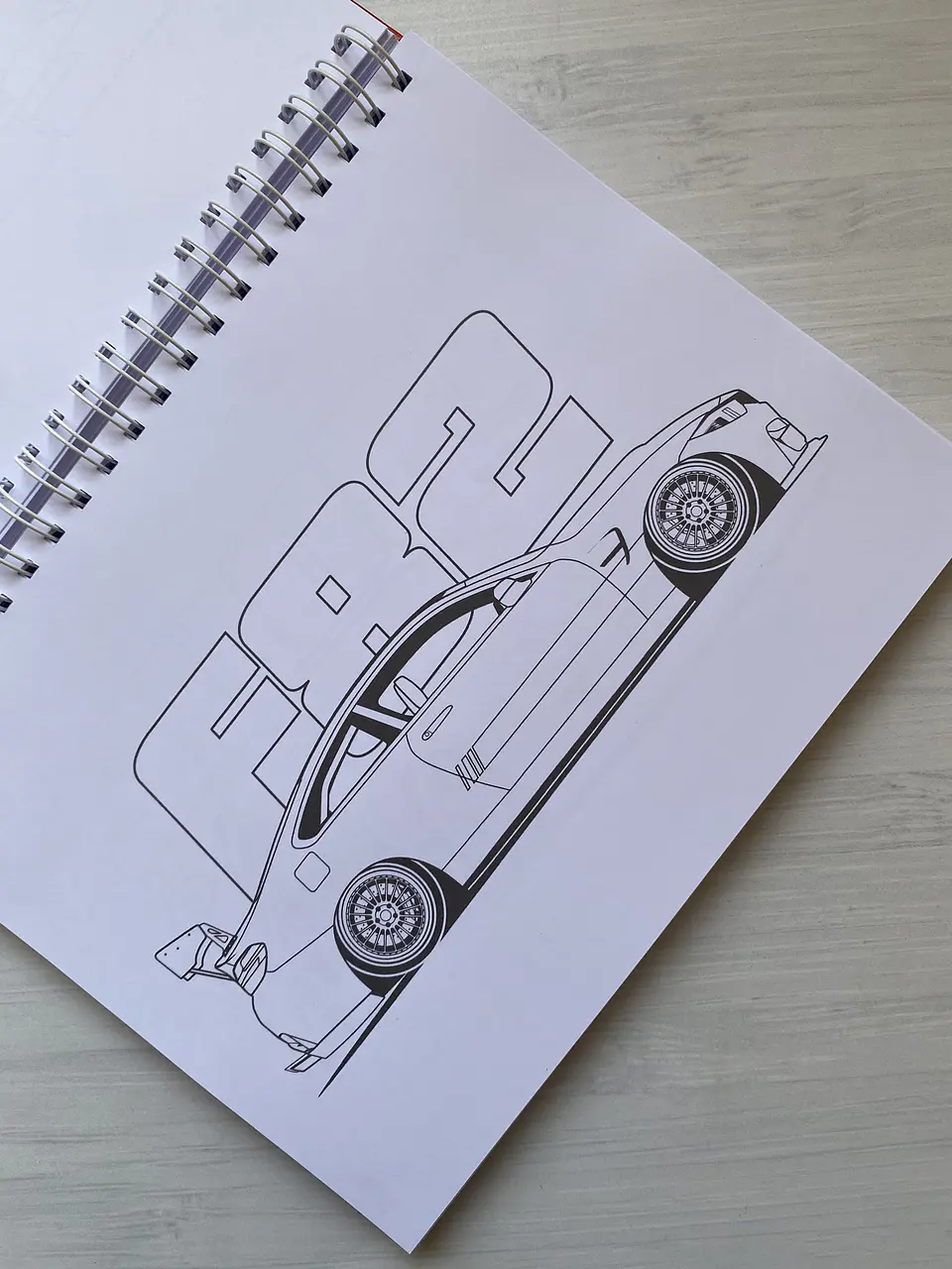 Libro para colorear “100 Modified Cars - 100 autos modificados” 4