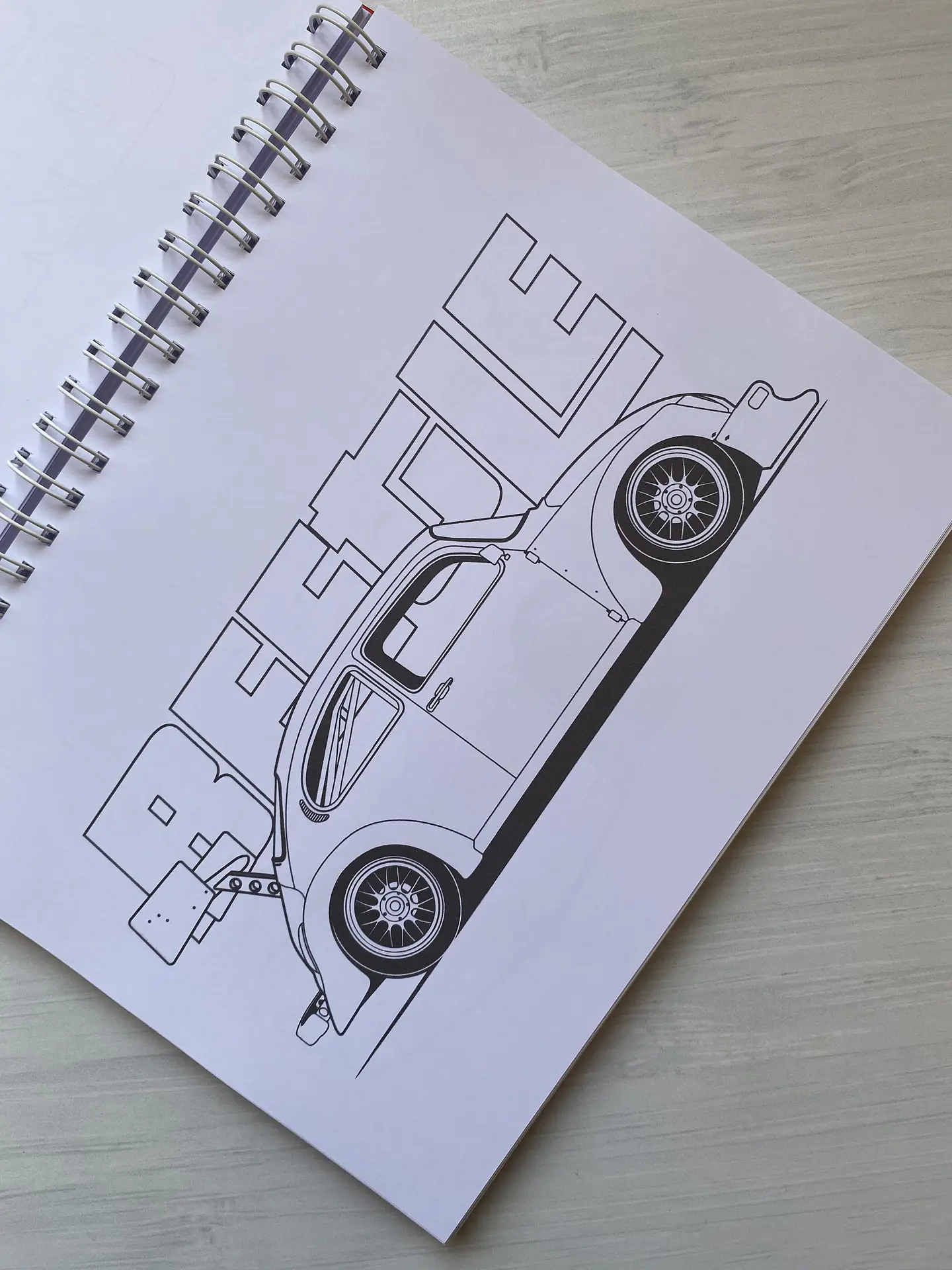 Libro para colorear “100 Modified Cars - 100 autos modificados” 5