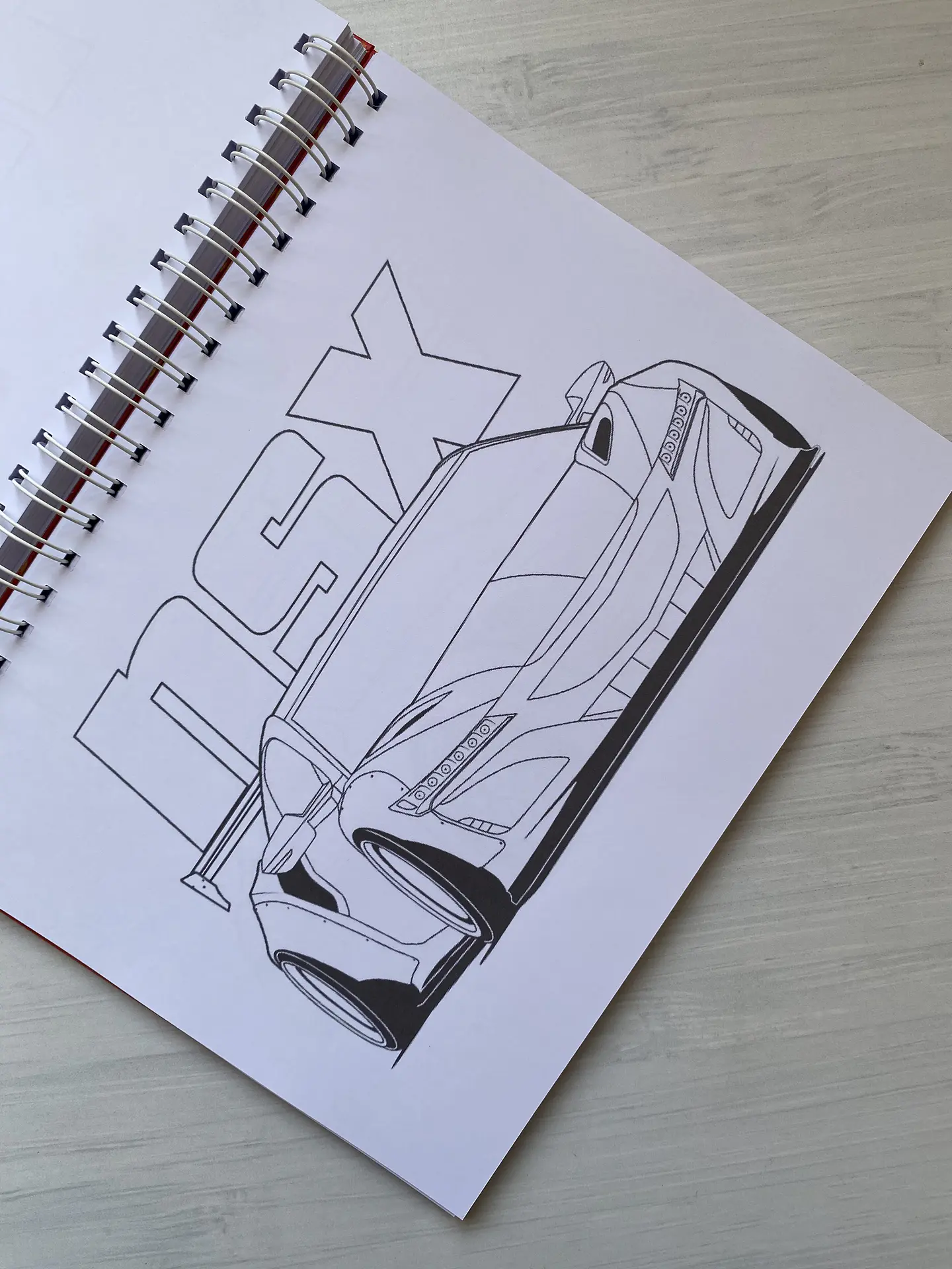 Libro para colorear “100 Modified Cars - 100 autos modificados” 6