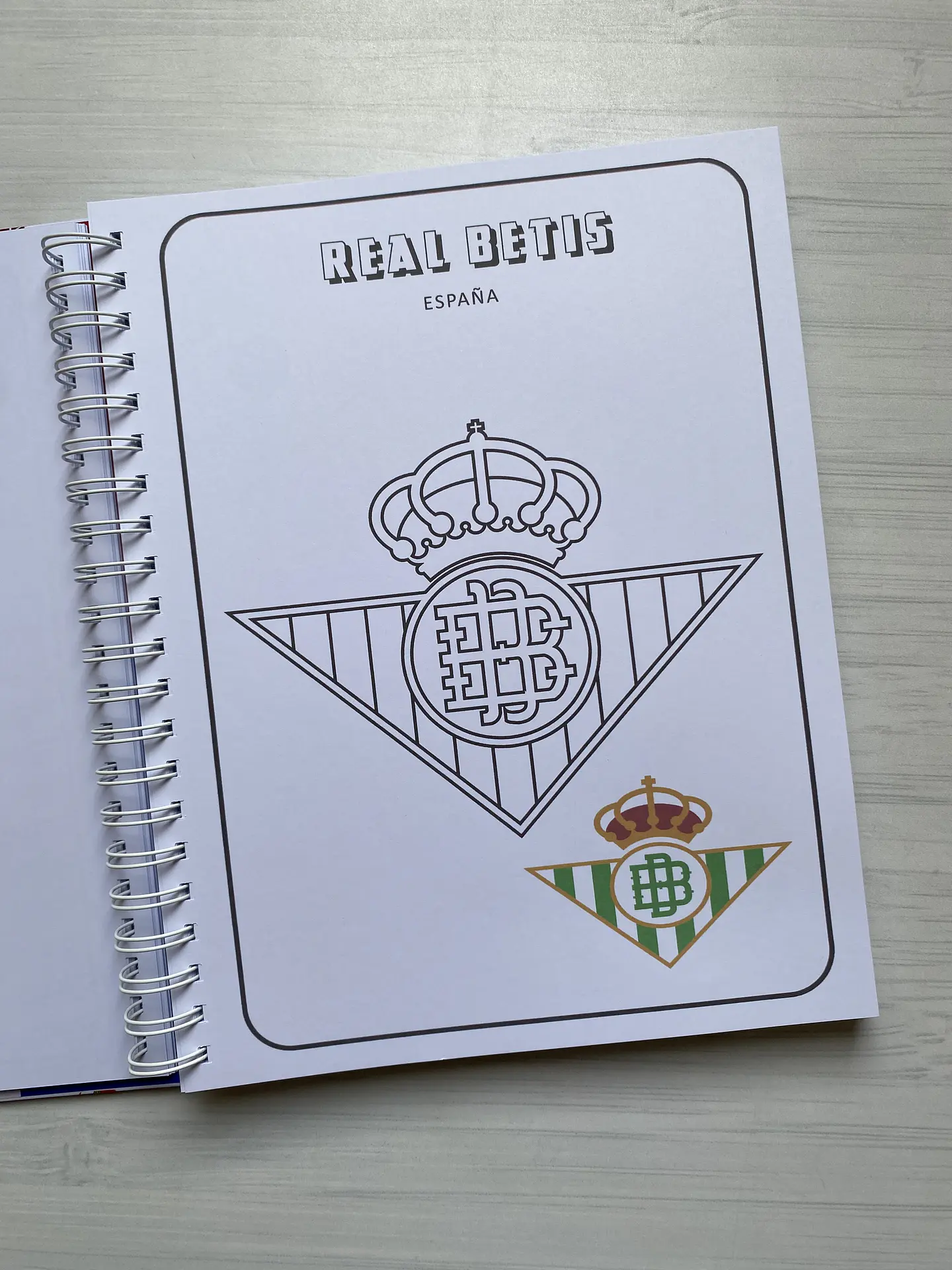 Libro para colorear “Escudos del futbol Mundial” 4