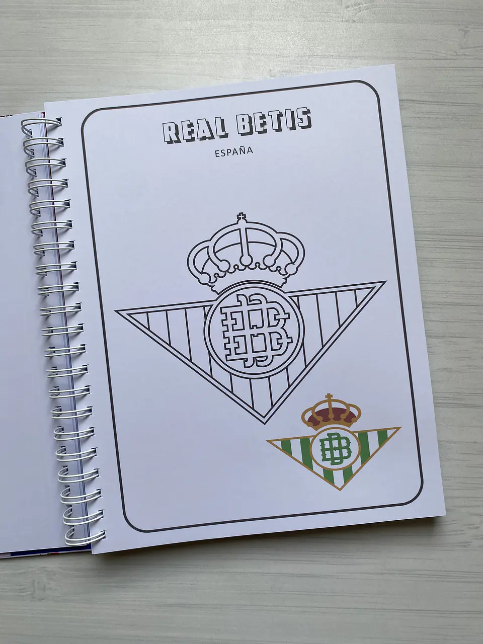 Libro para colorear “Escudos del futbol Mundial” 4