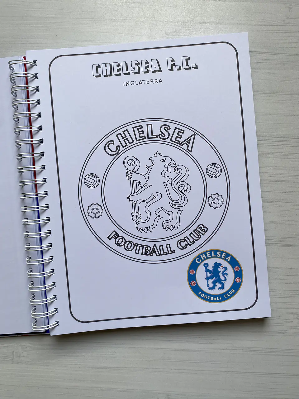Libro para colorear “Escudos del futbol Mundial” 6