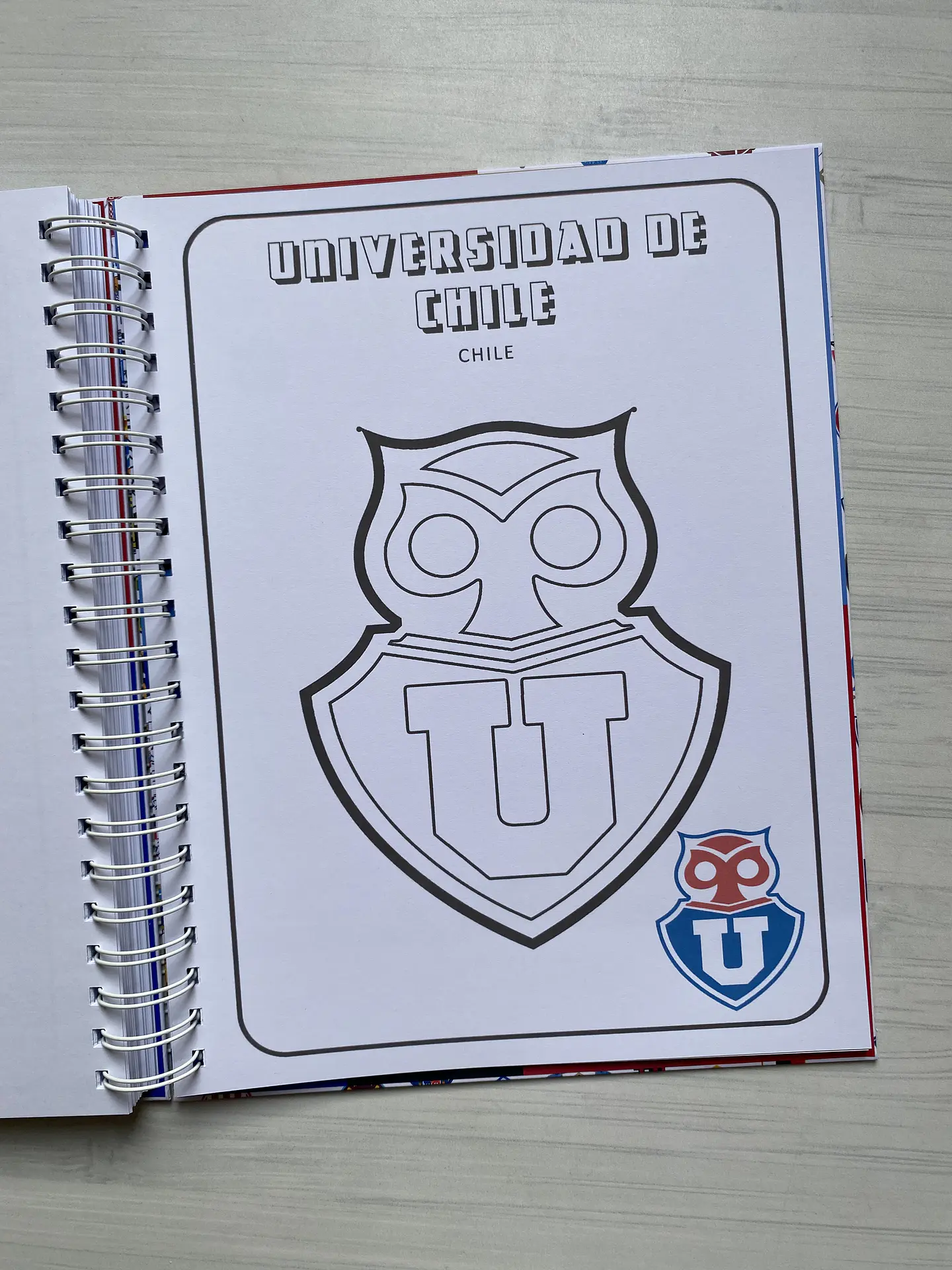 Libro para colorear “Escudos del futbol Mundial” 9