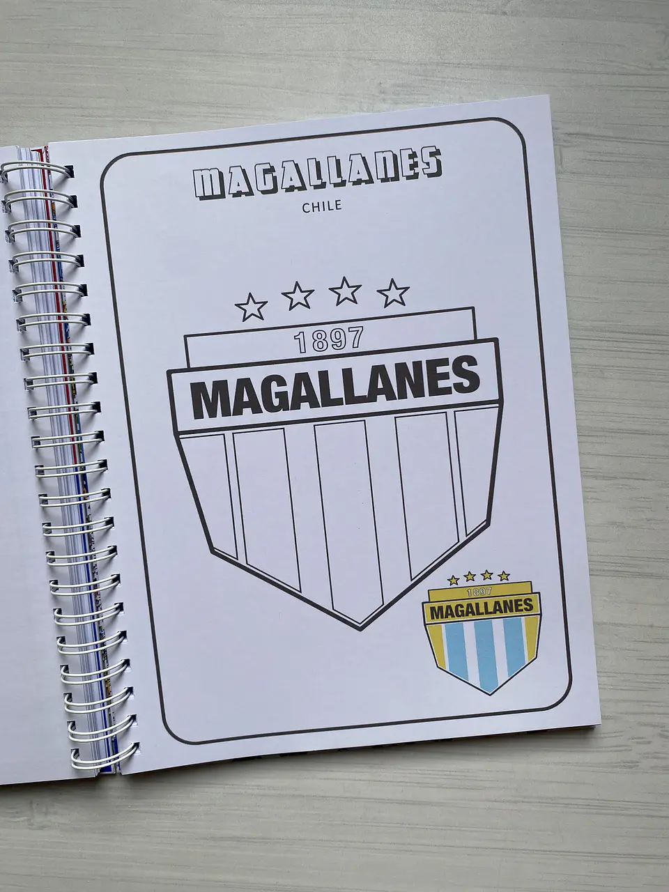 Libro para colorear “Escudos del futbol Mundial” 13