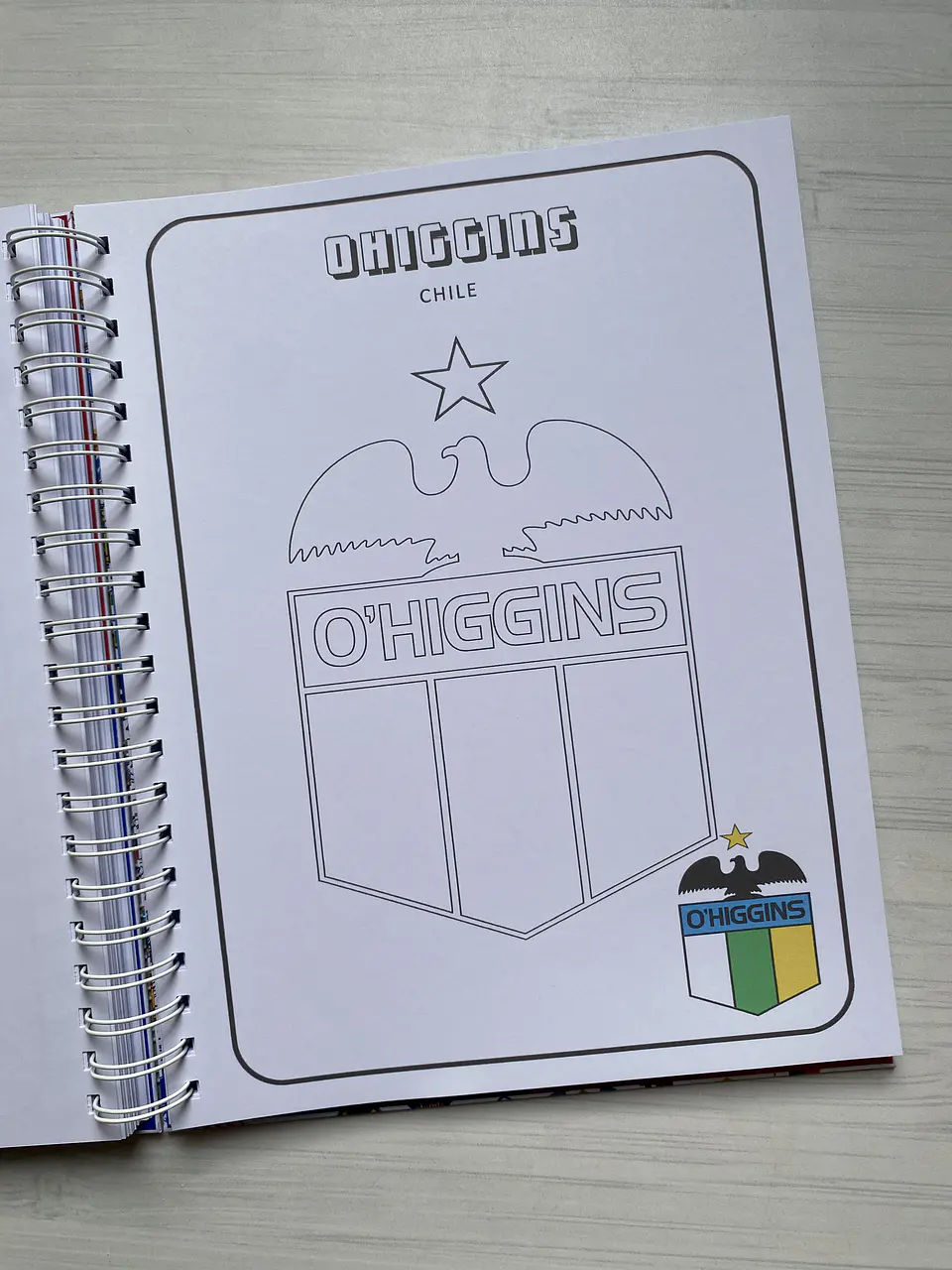 Libro para colorear “Escudos del futbol Mundial” 14