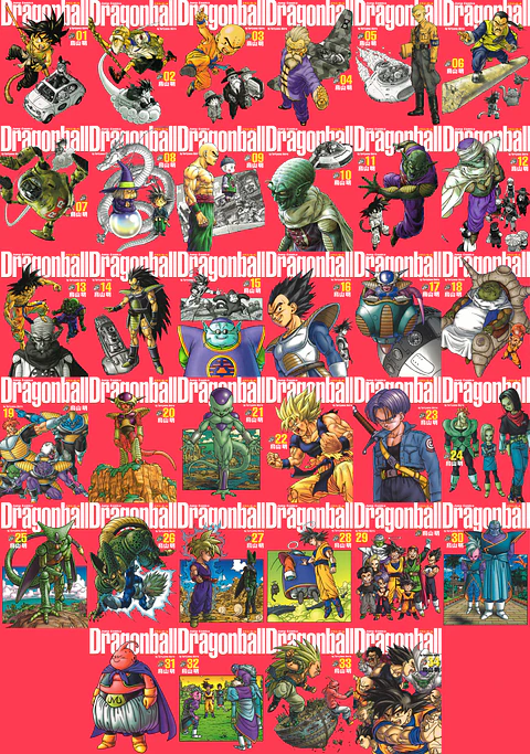 Dragon Ball, Manga (Ultimate edition): 34 Tomos, Colección Completa (Digital)