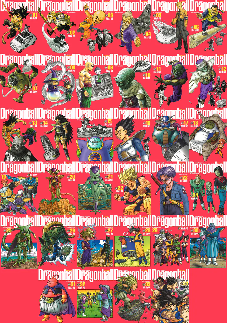 Dragon Ball, Manga (Ultimate edition): 34 Tomos, Colección Completa (Digital) 1