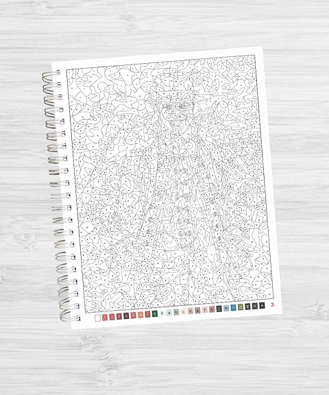 Libro para colorear “Costumes du monde”- Trajes del Mundo
