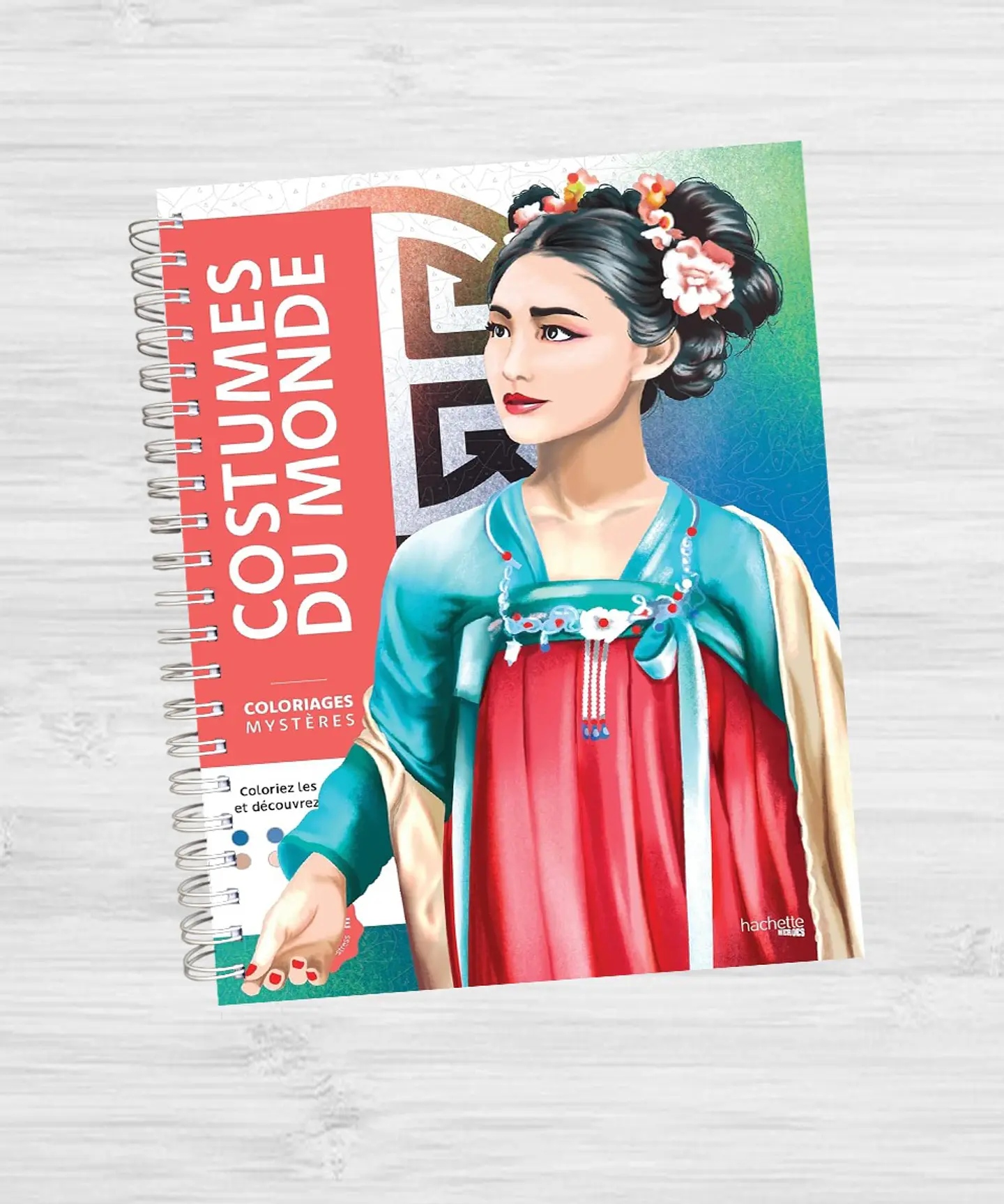 Libro para colorear “Costumes du monde”- Trajes del Mundo 1