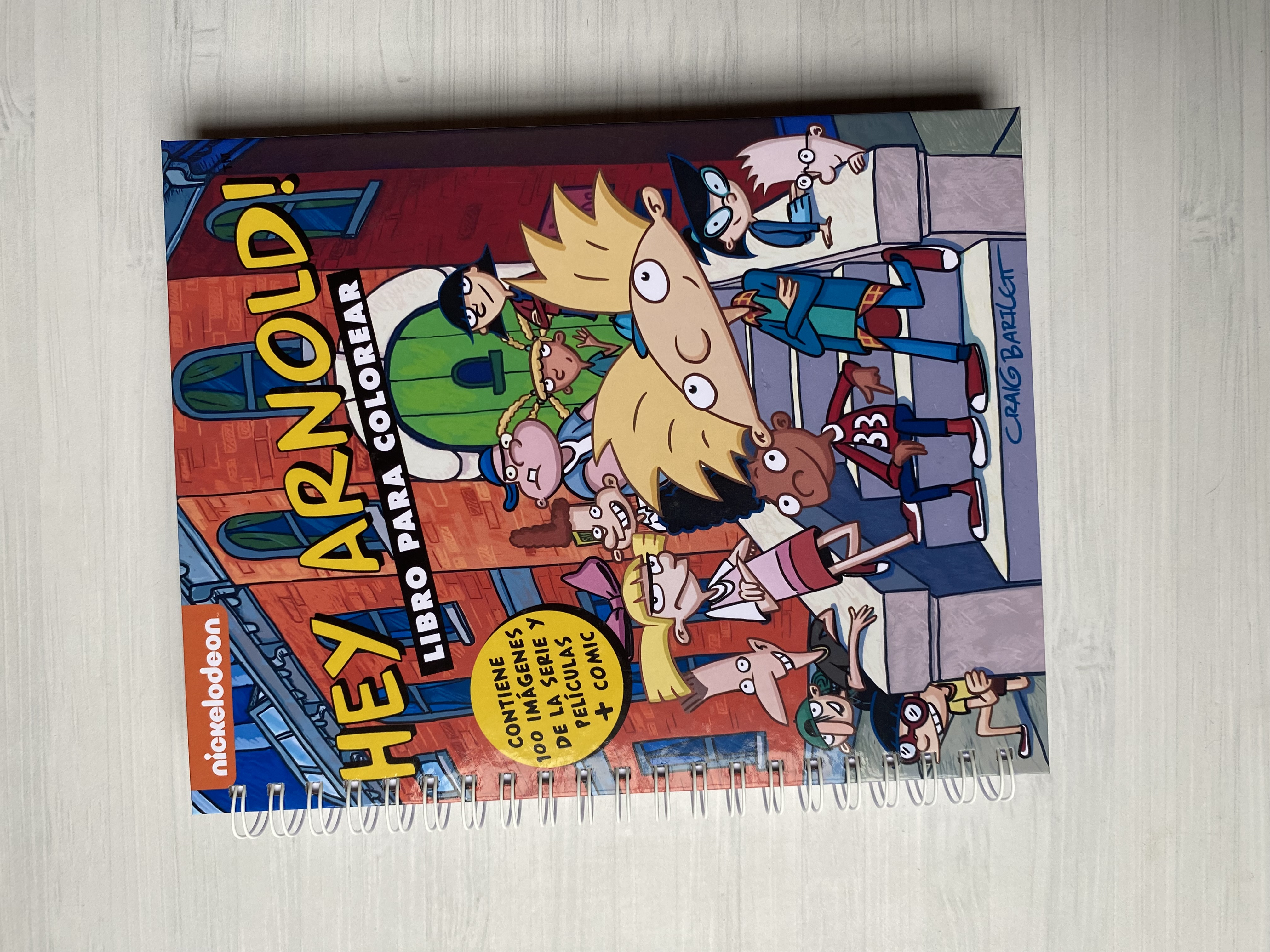 Libro para colorear “Hey Arnold”