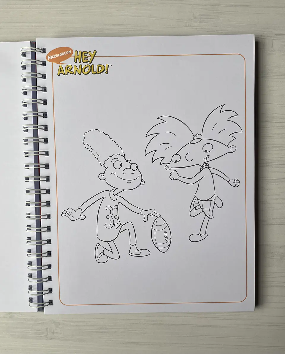 Libro para colorear “Hey Arnold” 3