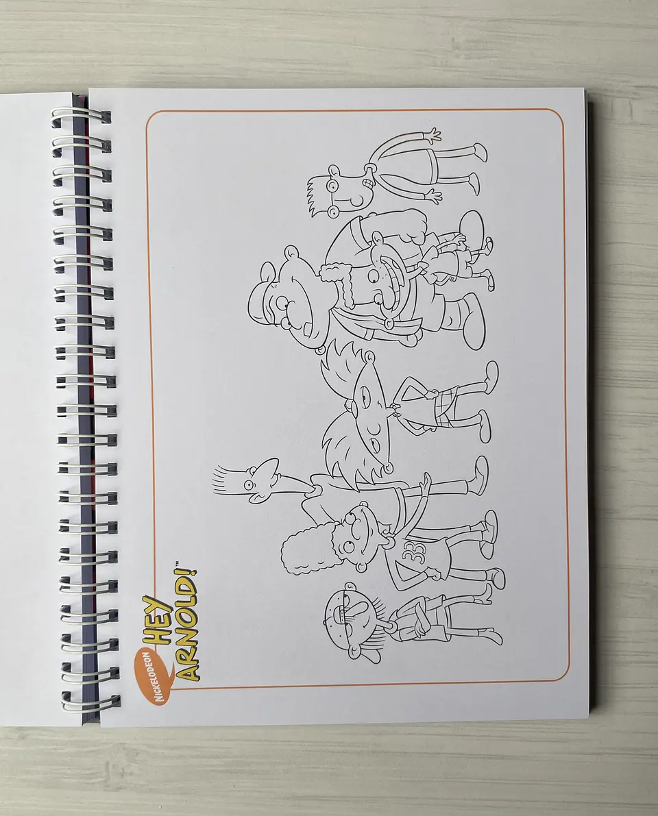 Libro para colorear “Hey Arnold” 4