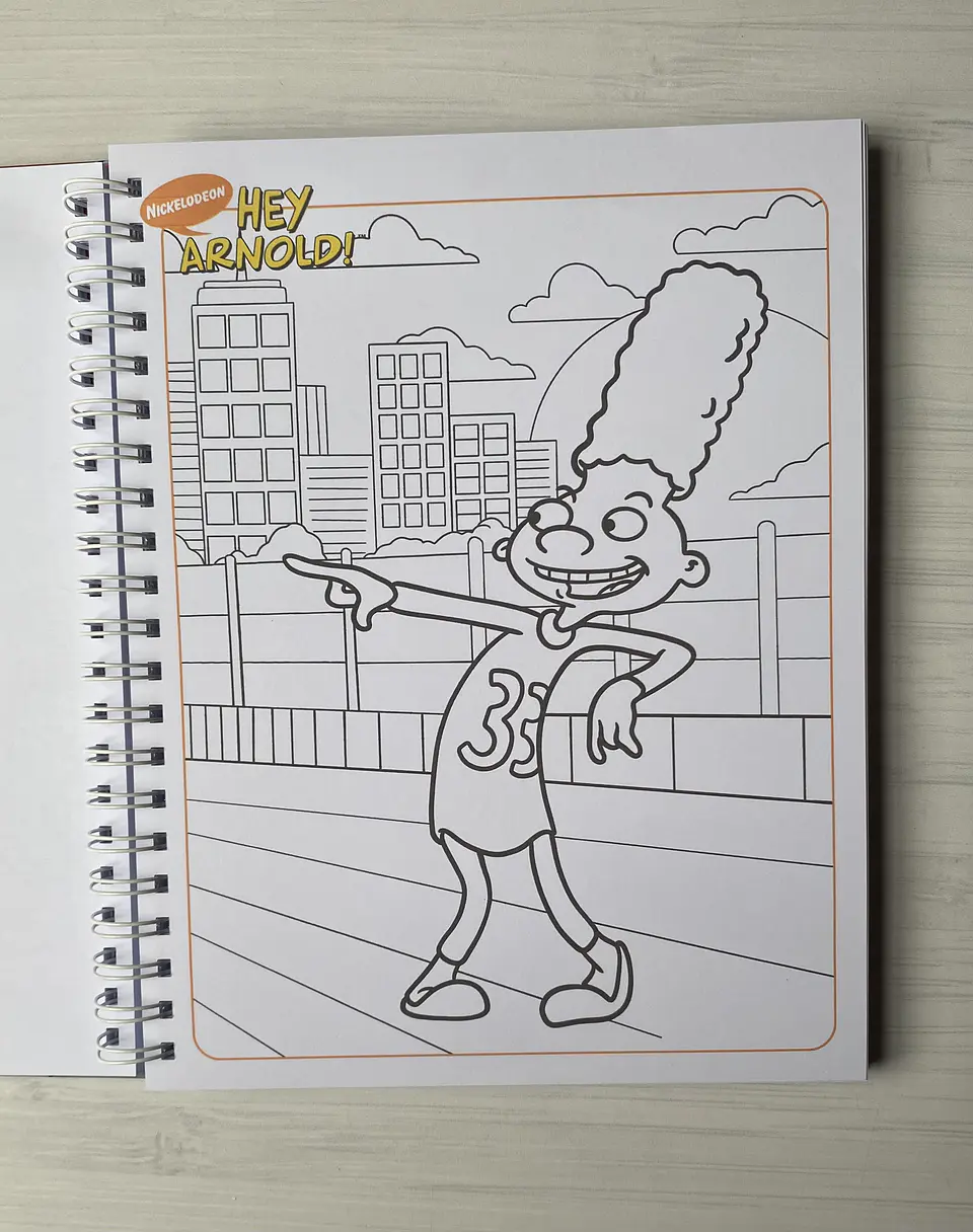 Libro para colorear “Hey Arnold” 8