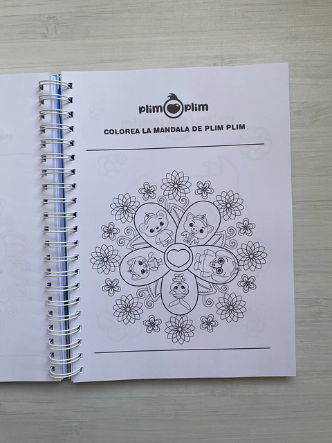 Libro para colorear “PLIM PLIM”