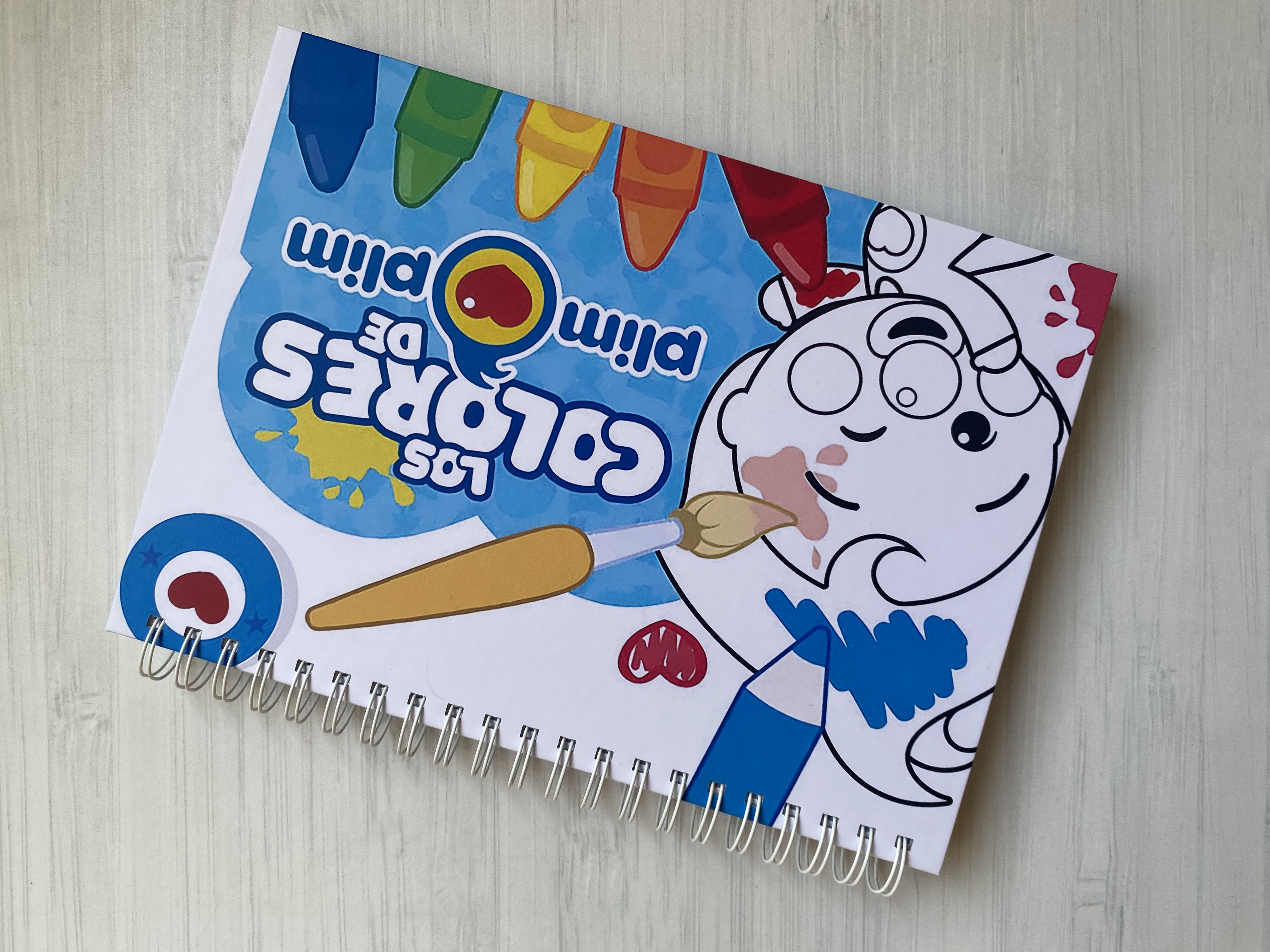 Libro para colorear “PLIM PLIM”