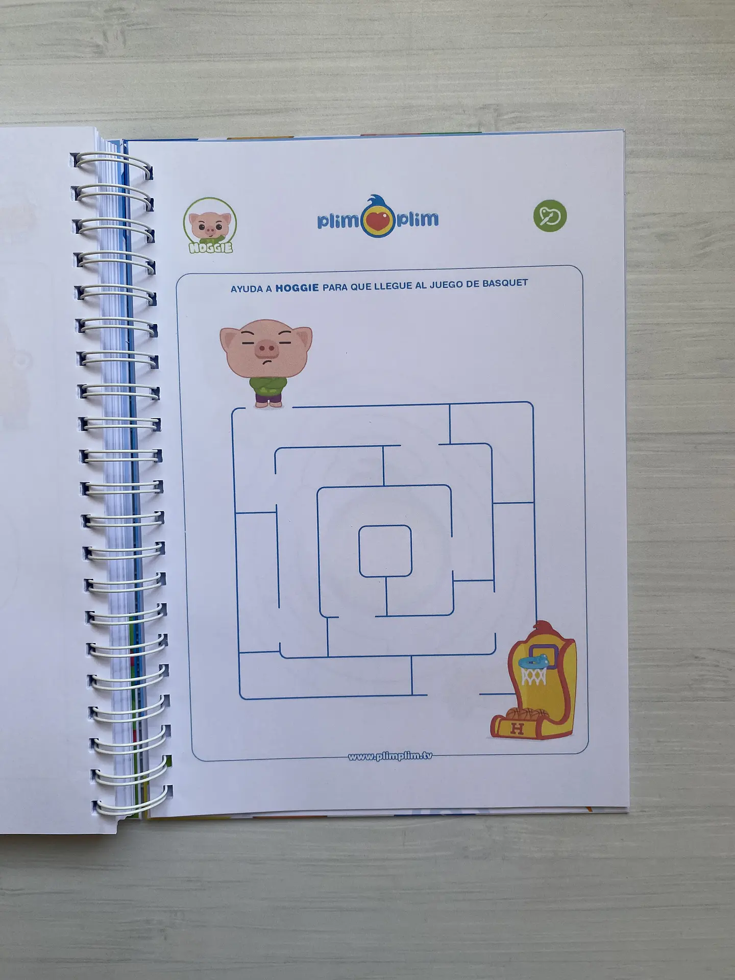 Libro para colorear “PLIM PLIM” 4