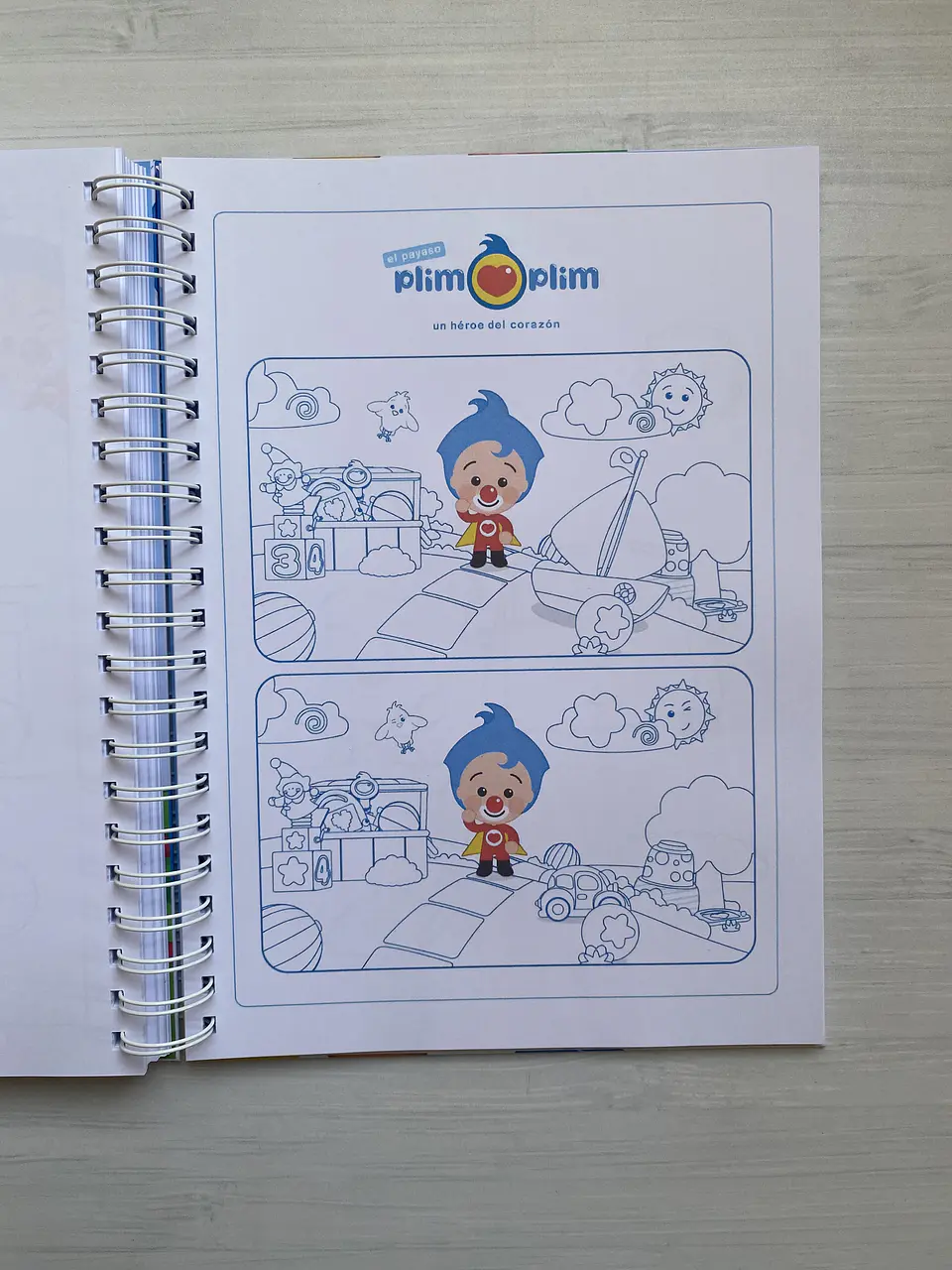 Libro para colorear “PLIM PLIM” 7