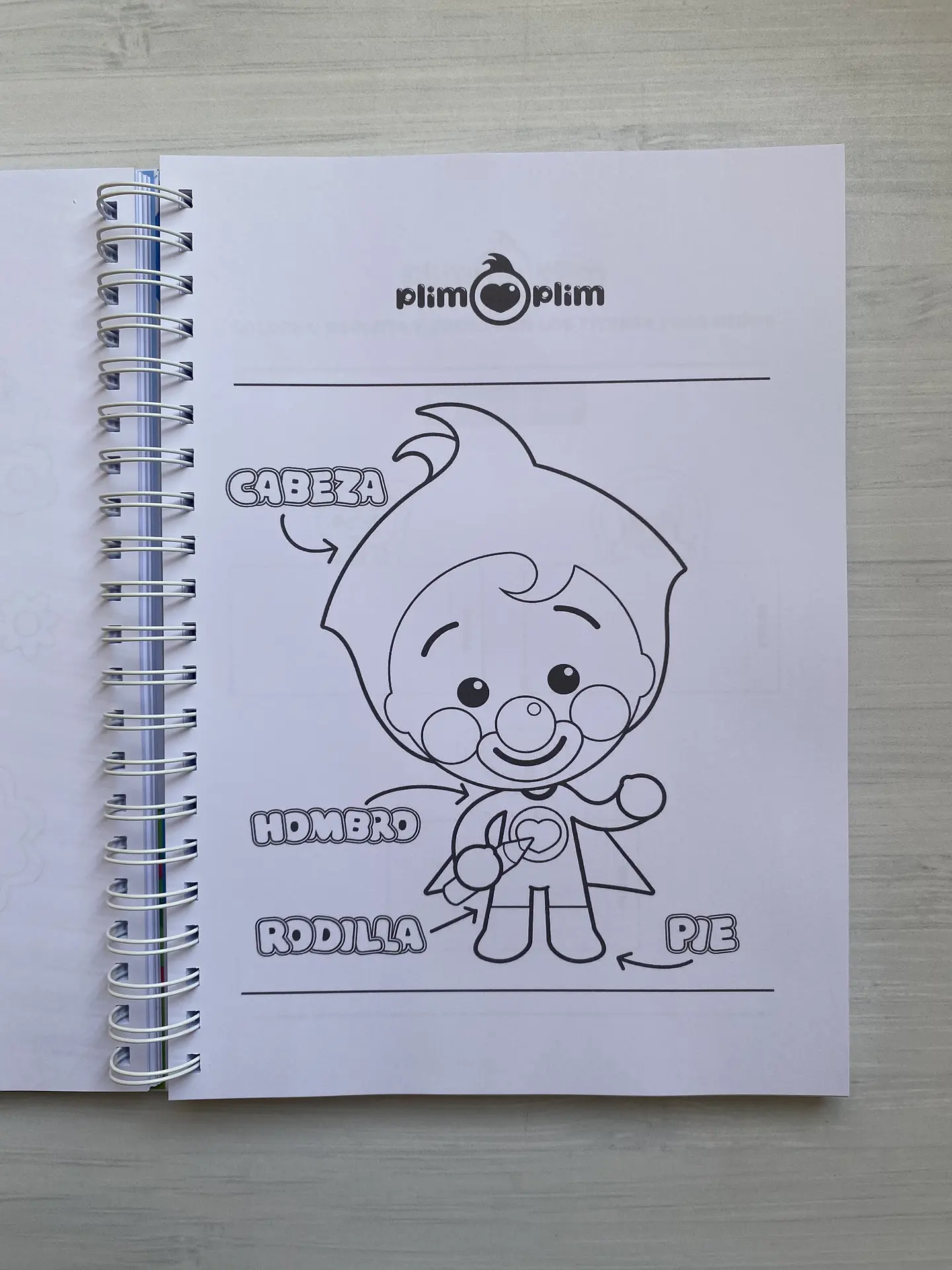 Libro para colorear “PLIM PLIM” 8