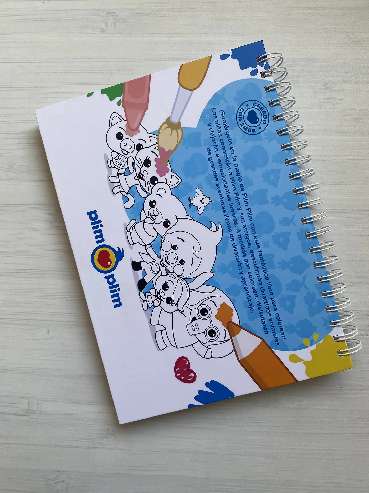 Libro para colorear “PLIM PLIM” 12