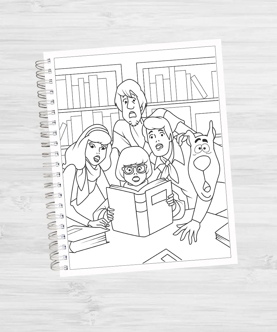 Libro para colorear “Scooby Doo” 4