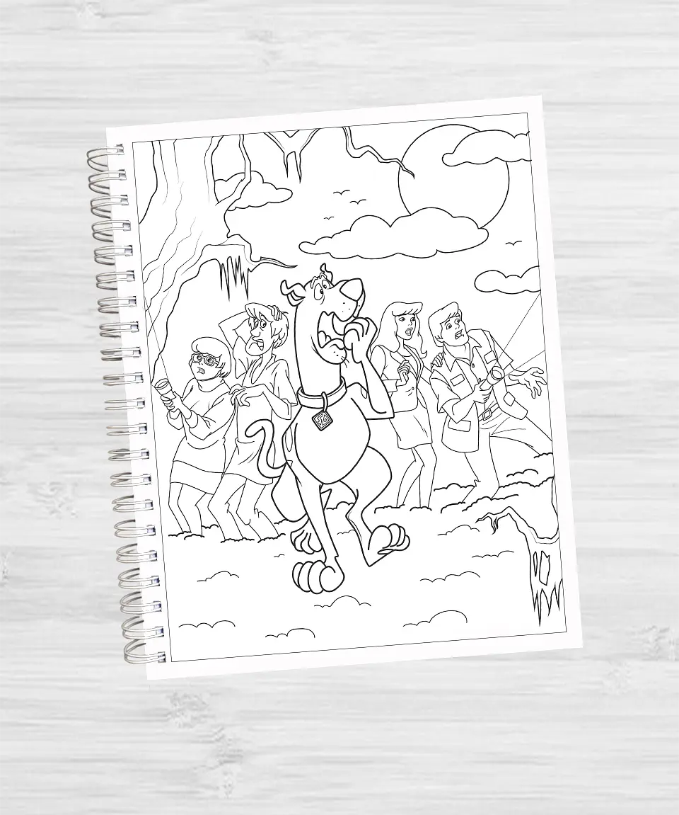 Libro para colorear “Scooby Doo” 5